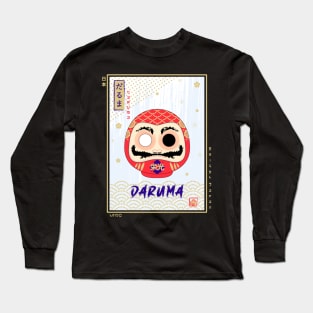 Daruma Ukiyo-e Long Sleeve T-Shirt